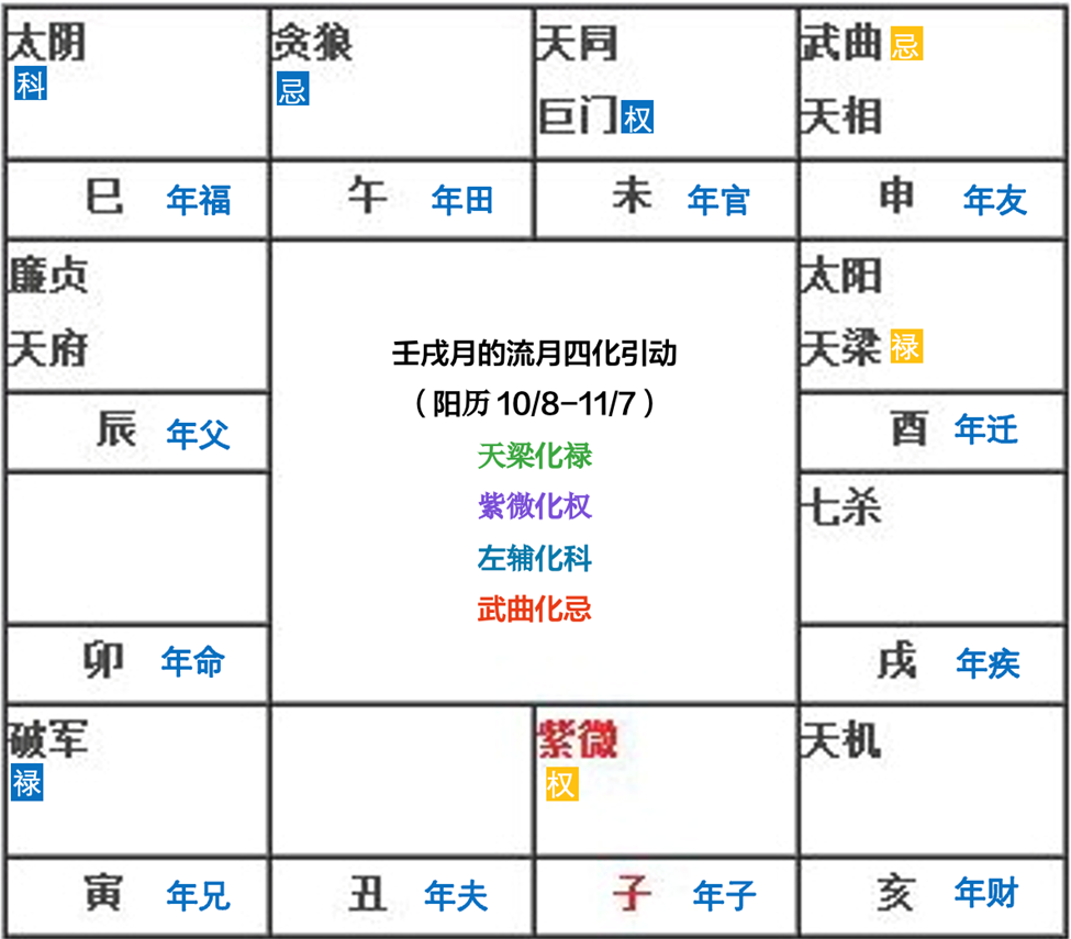 钮羊羊姐姐：如何从紫微斗数流月落入12基本盘面