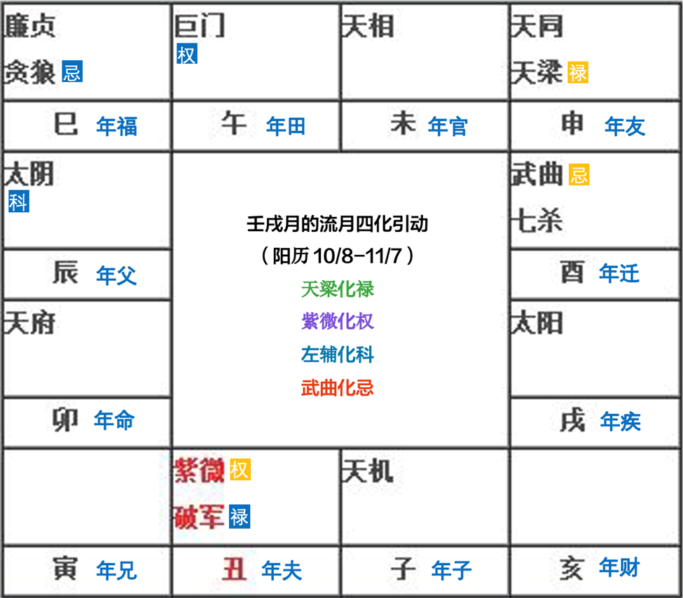 钮羊羊姐姐：如何从紫微斗数流月落入12基本盘面